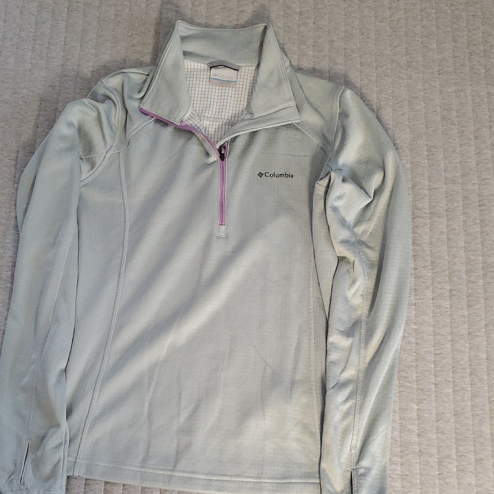 Columbia Silver Quarter-Zip Pullover